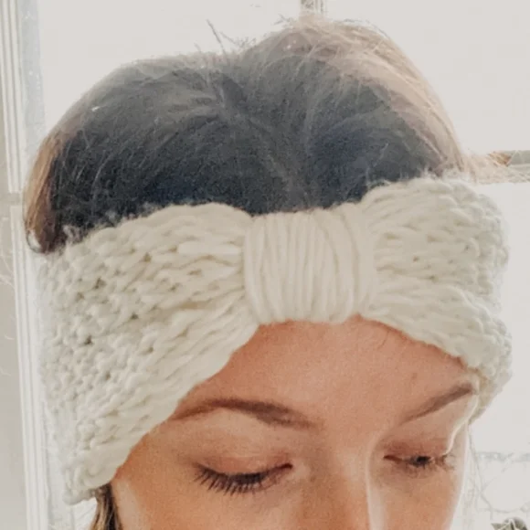 Handmande Knit Turban Headband - Picture 3 of 6